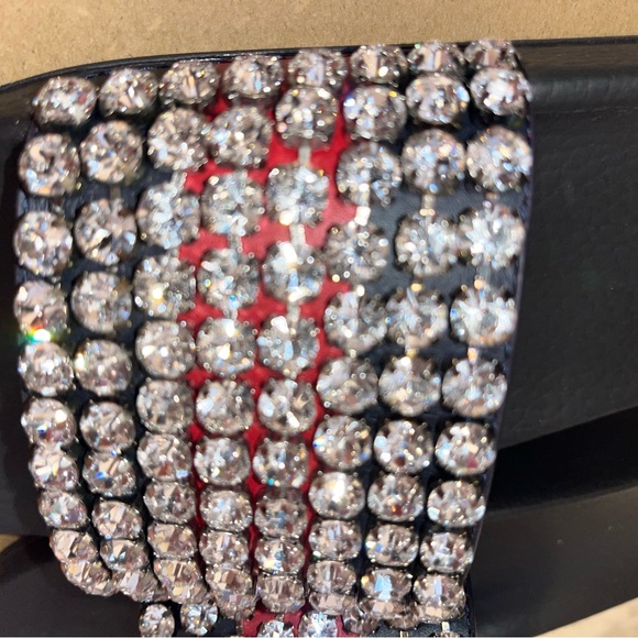 Authentic Gucci bling slides size 38 Women’s - Picture 10 of 11